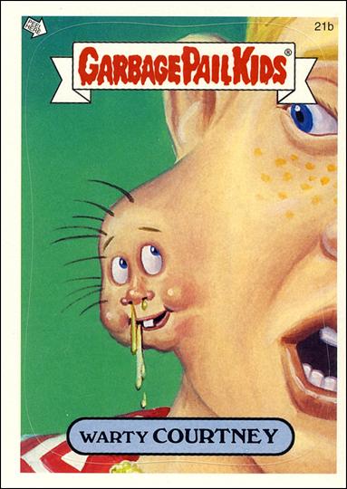Garbage Pail Kids All-New Series 2 (Base Set)   card 21b Warty Courtney
