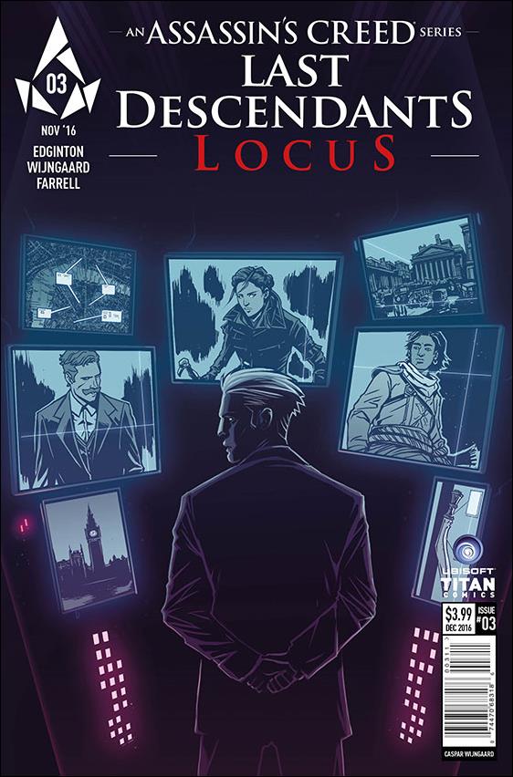 Assassin's Creed: Locus issue 3 Caspar Wijngaard Cover