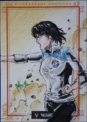 2013 Valiant Comics Preview Trading Card Set (Sketch Card Subset) card FM-16