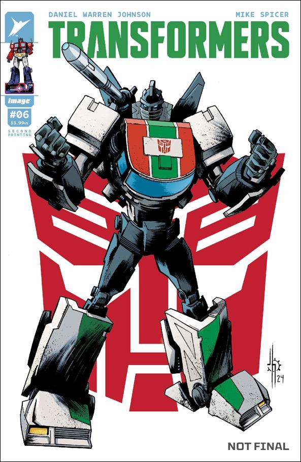 Transformers (2023) issue 6-G Jason Howard "Wheeljack" Cover (2nd Printing)