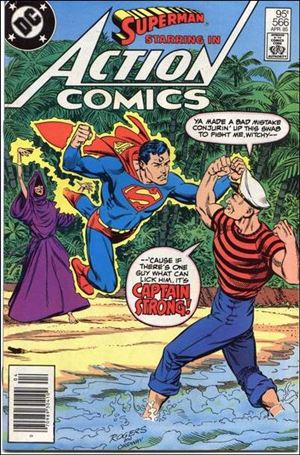Action Comics (1938) issue 566-C Canadian Price Cover