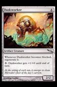 Magic the Gathering: Mirrodin (Base Set) card 166 Duskworker