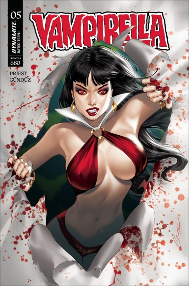 Vampirella (2025) issue 5-D Elias Chatzoudis Cover