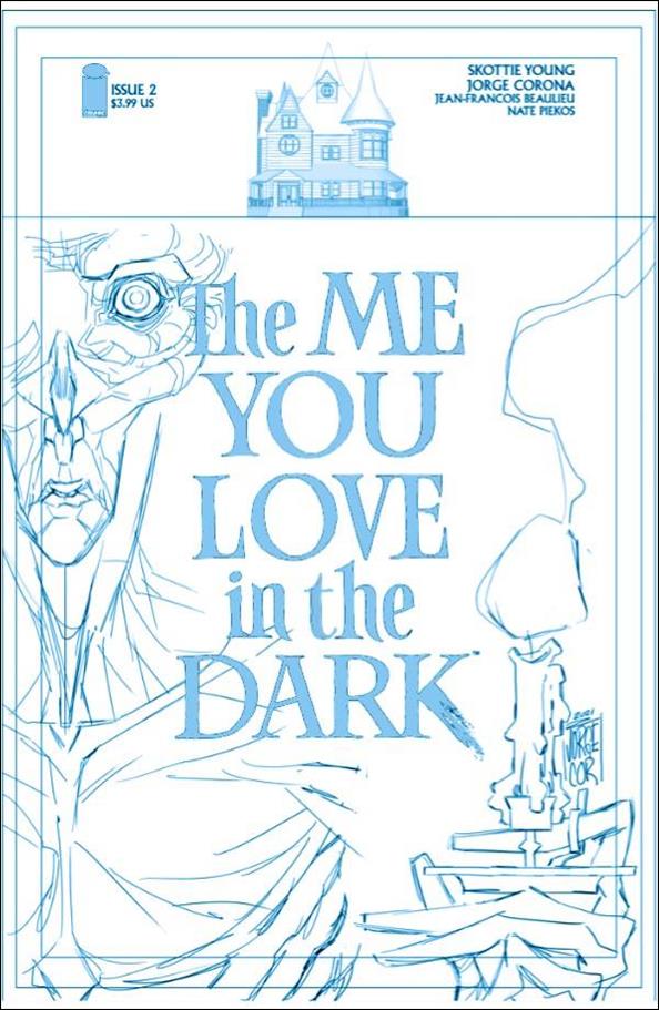 Me You Love in the Dark issue 2-C Blue Line 1:20 Cover (2nd Printing)
