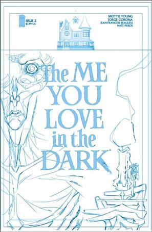 Me You Love in the Dark issue 2-C Blue Line 1:20 Cover (2nd Printing)