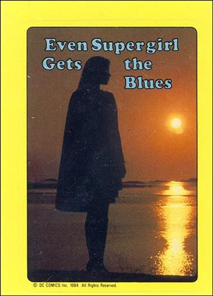 Supergirl (Movie) (Base Set) card 37 Even Supergirl Gets the Blues