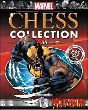 Marvel Chess Collection (UK) issue 55 Wolverine (White Knight)