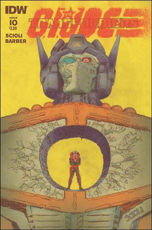 Transformers vs G.I. Joe issue 10 Tom Scioli Cover