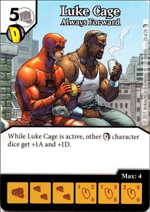 Marvel Dice Masters Defenders card 23 Luke Cage: Always Forward