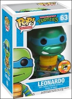 POP! Television figure 63-B Leonardo (Metallic) SDCC