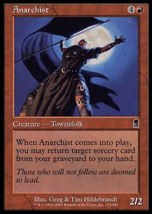 Magic the Gathering: Odyssey (Base Set) card 173 Anarchist