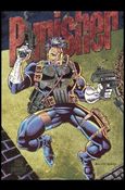 Marvel Universe: Series 5 (Power Blast Subset) card 2-C Punisher (Gold Foil)