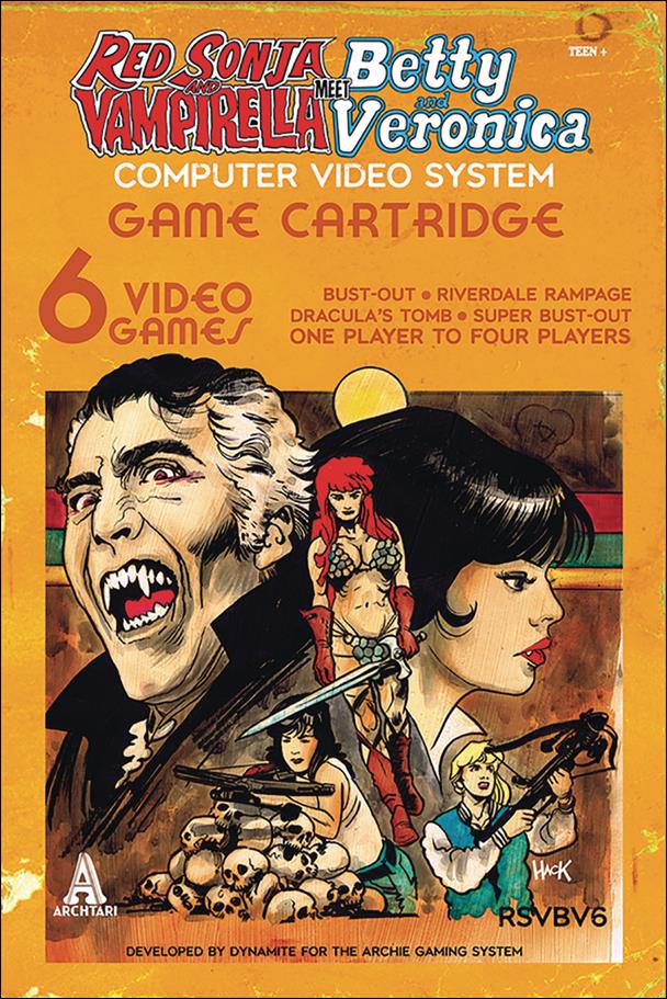 Red Sonja and Vampirella Meet Betty and Veronica issue 6-B Robert Hack Cover