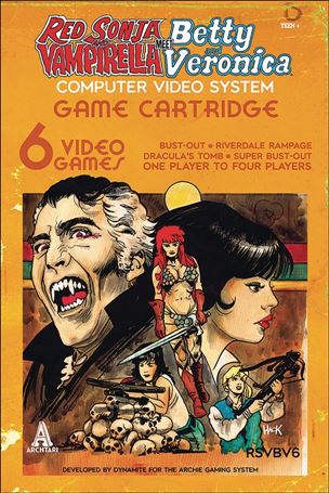 Red Sonja and Vampirella Meet Betty and Veronica issue 6-B Robert Hack Cover