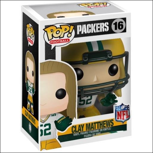 Pop! Football (NFL) figure 16 Clay Matthews 