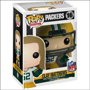 Pop! Football (NFL) figure 16 Clay Matthews 