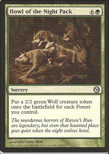 Magic the Gathering: Duels of the Planeswalkers (Base Set) card 69 Howl of the Night Pack