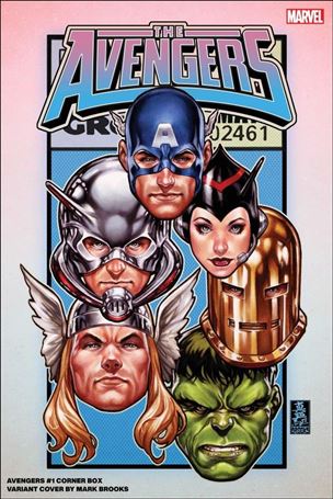 Avengers (2023) issue 1-F Mark Brooks Corner Box Cover
