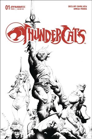 Thundercats (2024) issue 1-T Jae Lee & June Chung Line Art 1:25 Cover