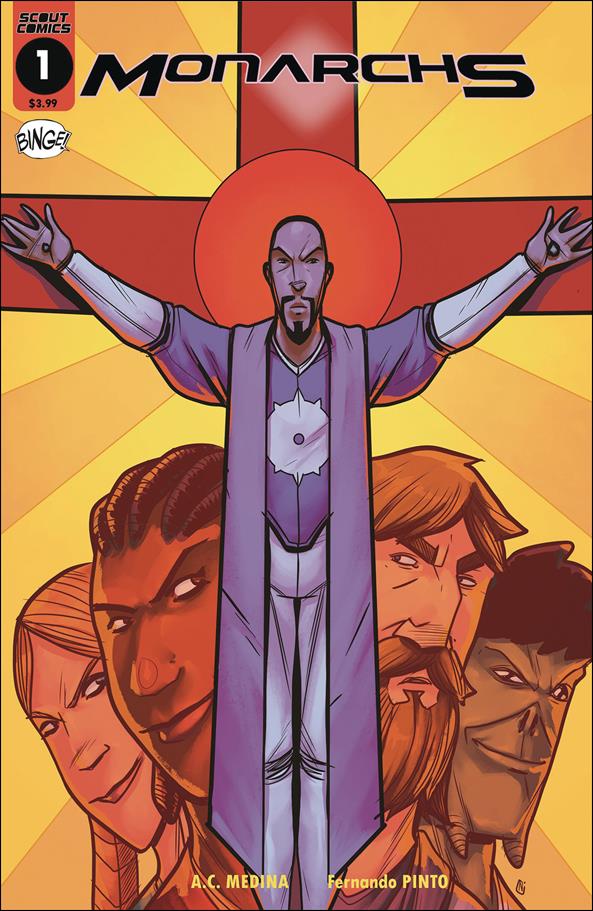 Monarchs issue 1-B Second Printing Cover