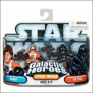 Star Wars: Galactic Heroes figure 34 Wedge and TIE Pilot