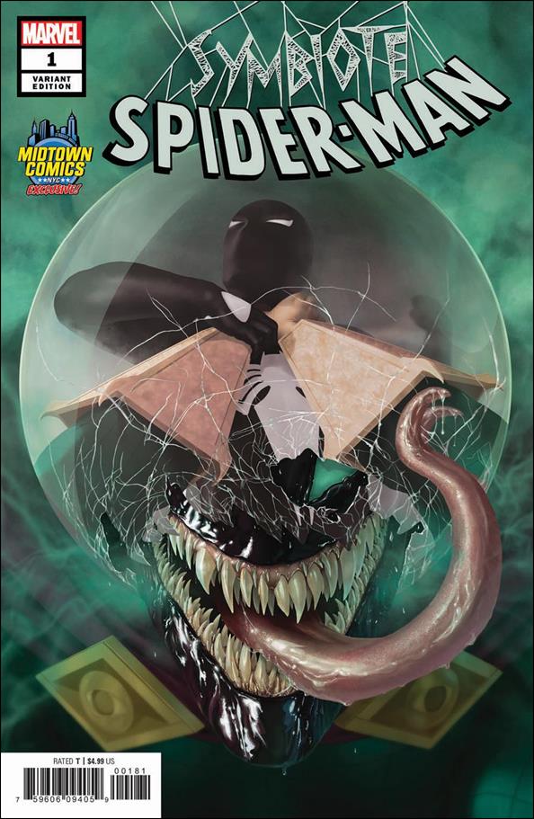 Symbiote Spider-Man issue 1-Q Rahzzah Midtown Comics Cover
