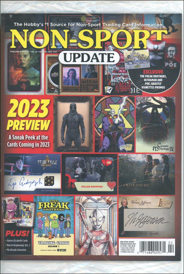 Non-Sport Update (2023) issue 1 Polybagged with Promo Cards