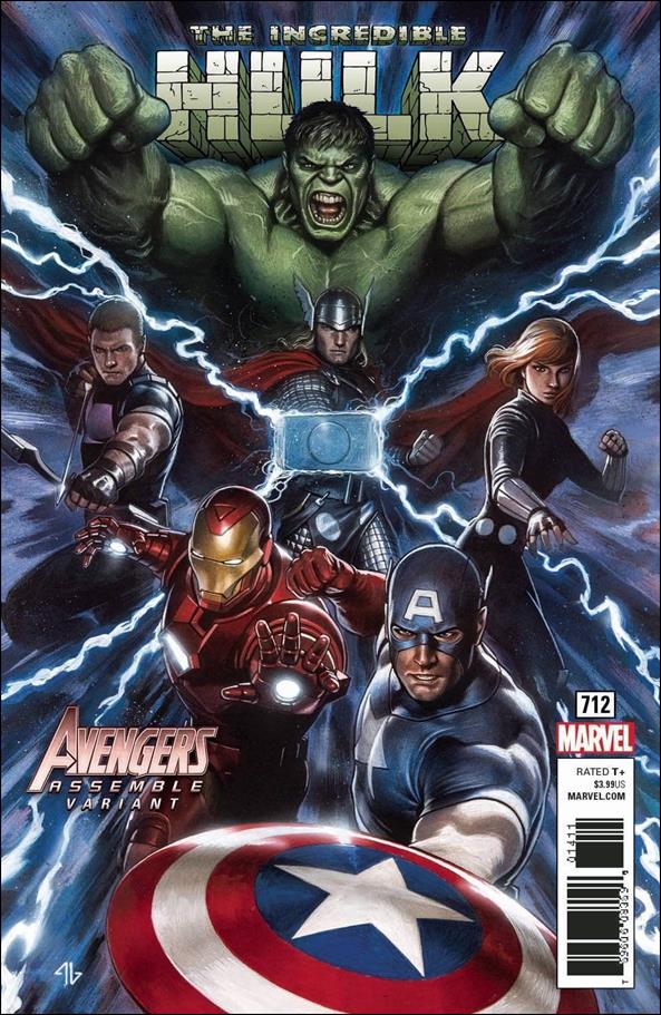 Incredible Hulk (1968) issue 712-B Adi Granov Avengers Cover