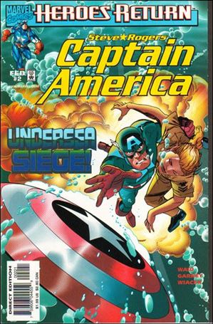 Captain America (1998) issue 2-B Undersea Cover