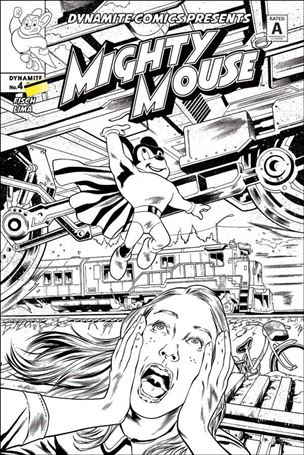 Mighty Mouse (2017) issue 4-C Igor Lima 1:10 B&W Cover