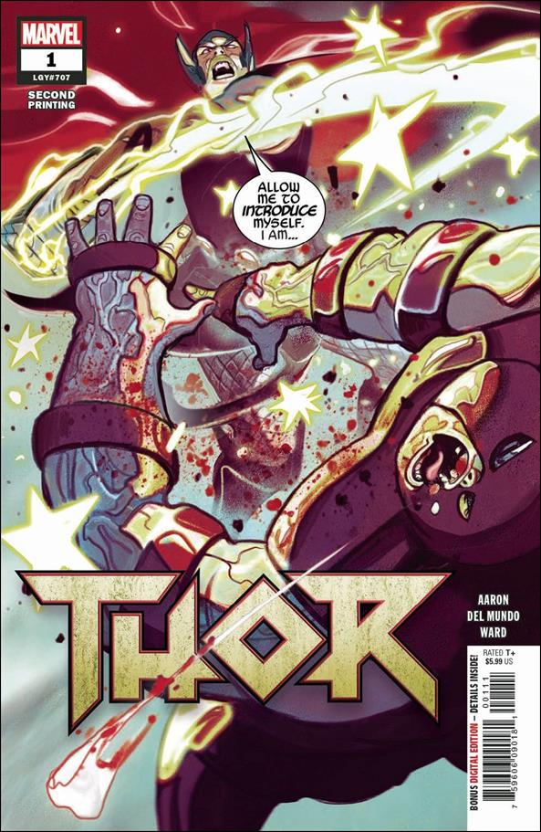 Thor (2018) issue 1-J Christian Ward Cover (2nd Printing)