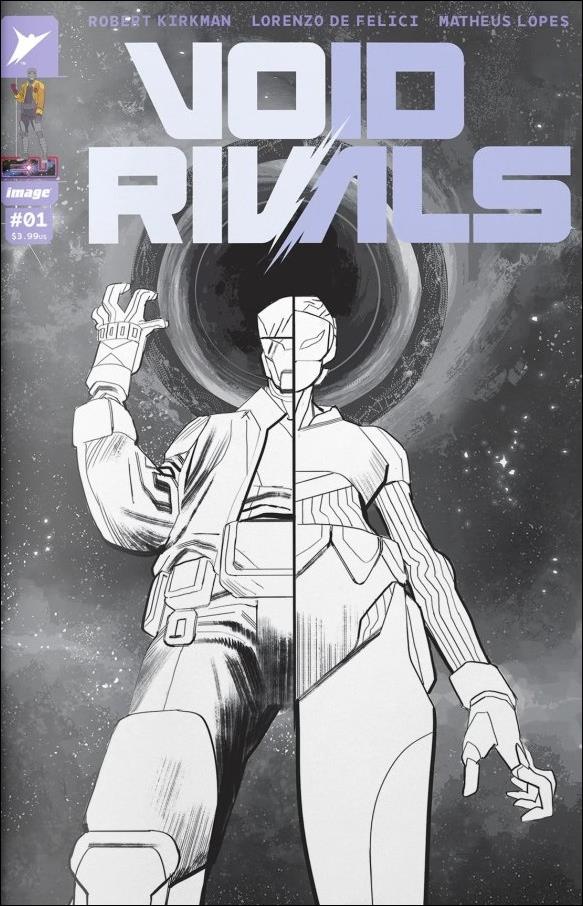 Void Rivals issue 1-N Lorenzo De Felici B&W Retailer Exclusive Cover