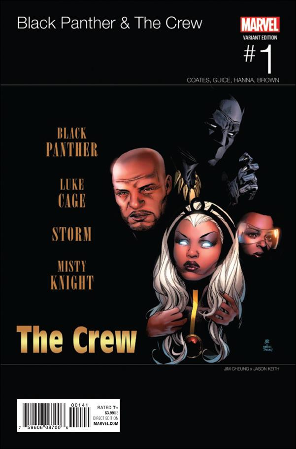 Black Panther and the Crew issue 1-D Jim Cheung Hip Hop Cover