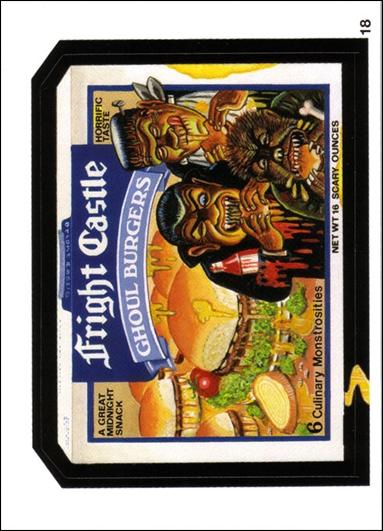 Wacky Packages All-New: Series 1 (Base Set) card 18 Fright Castle