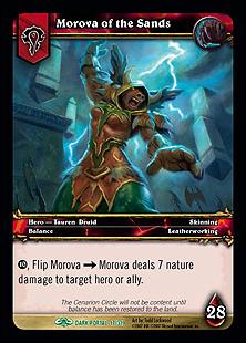 World of Warcraft: Through the Dark Portal (Base Set) card 17 Morova of the Sands
