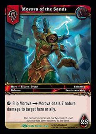World of Warcraft: Through the Dark Portal (Base Set) card 17 Morova of the Sands