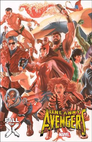 Uncanny Avengers (2023) issue 1-F Alex Ross Avengers Connecting Cover
