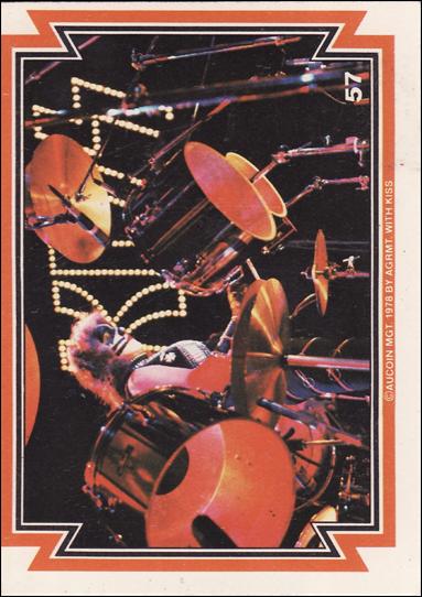 KISS: Series 1 (Base Set) card 57 Peter Criss