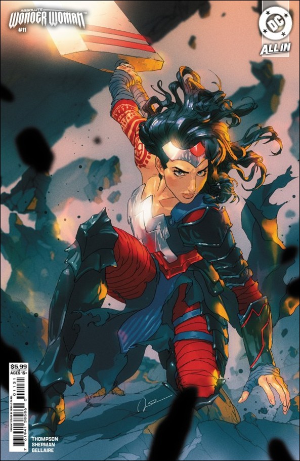 Absolute Wonder Woman issue 11-C Gerald Parel Cardstock Cover