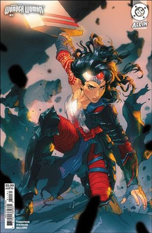 Absolute Wonder Woman issue 11-C Gerald Parel Cardstock Cover