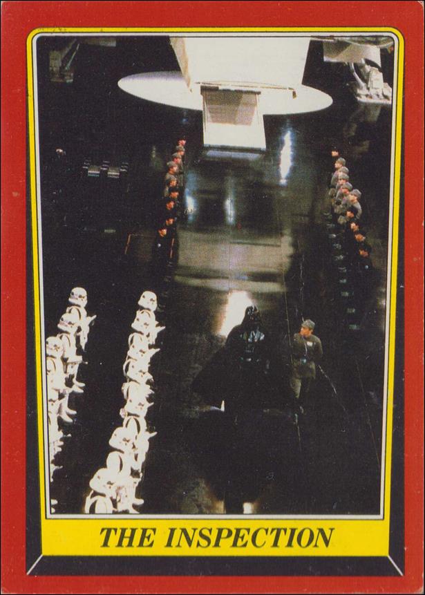 Star Wars: Return of the Jedi: Series 1 (Base Set) card 10 The Inspection