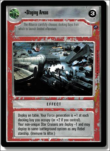 Star Wars: Death Star II Limited (Base Set) card 131 Staging Areas