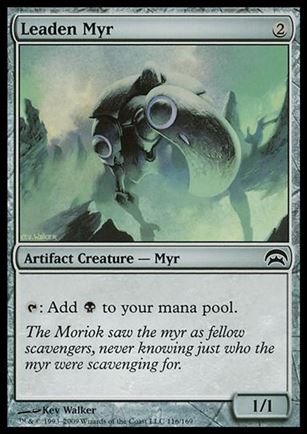 Magic the Gathering: Planechase (Base Set) card 116 Leaden Myr