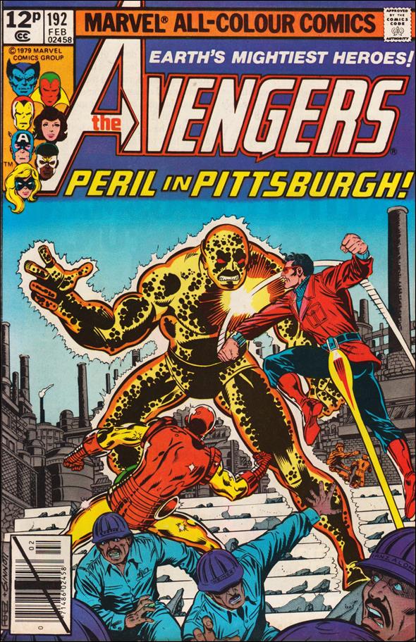 Avengers (1963) issue 192-B UK Price Cover