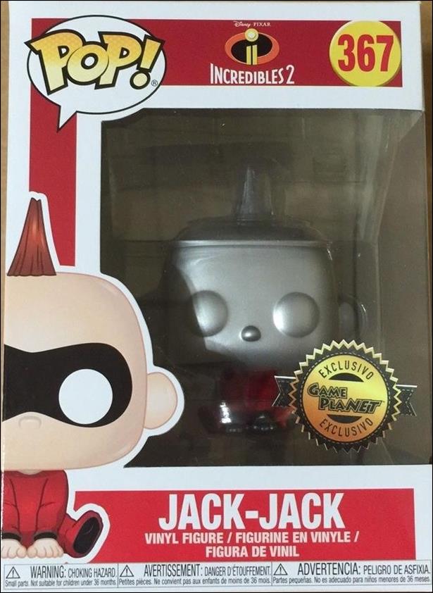 POP! Disney figure 367-C Jack-Jack (Silver) Game Planet
