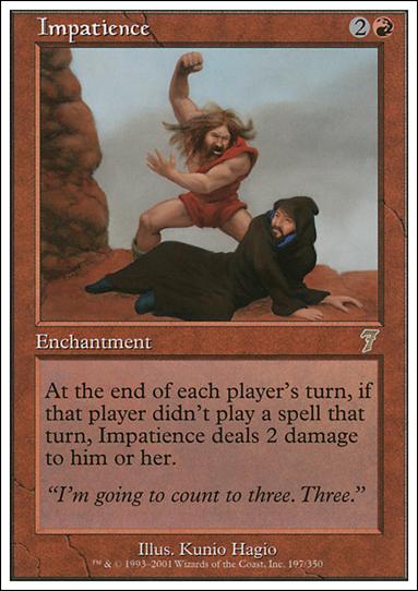 Magic the Gathering: 7th Edition (Base Set) card 197 Impatience
