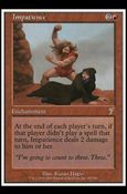 Magic the Gathering: 7th Edition (Base Set) card 197 Impatience