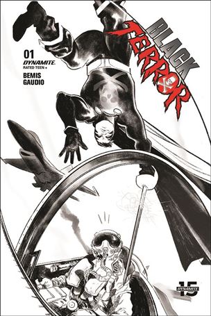 Black Terror (2019) issue 1-K Erica Henderson 1:40 Black & White Cover