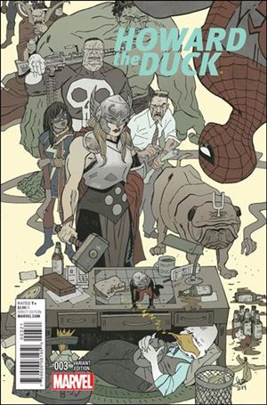 Howard the Duck (2015) issue 3-B Jason Latour 1:25 Cover