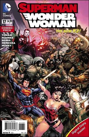 Superman/Wonder Woman issue 17-C Unbagged Ed Benes Cover Combo Pack